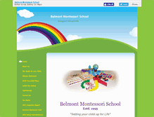 Tablet Screenshot of belmontmontessori.com